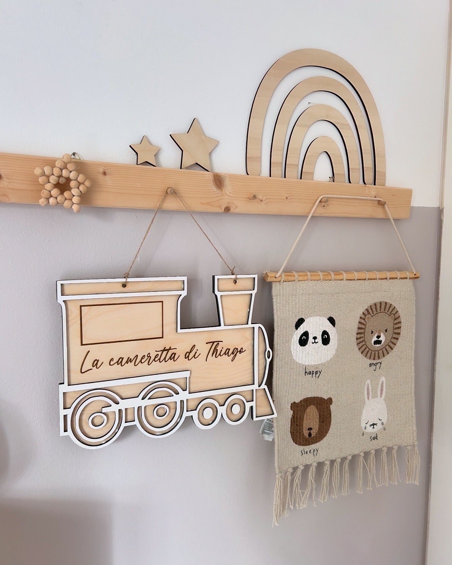 Trenino in legno
