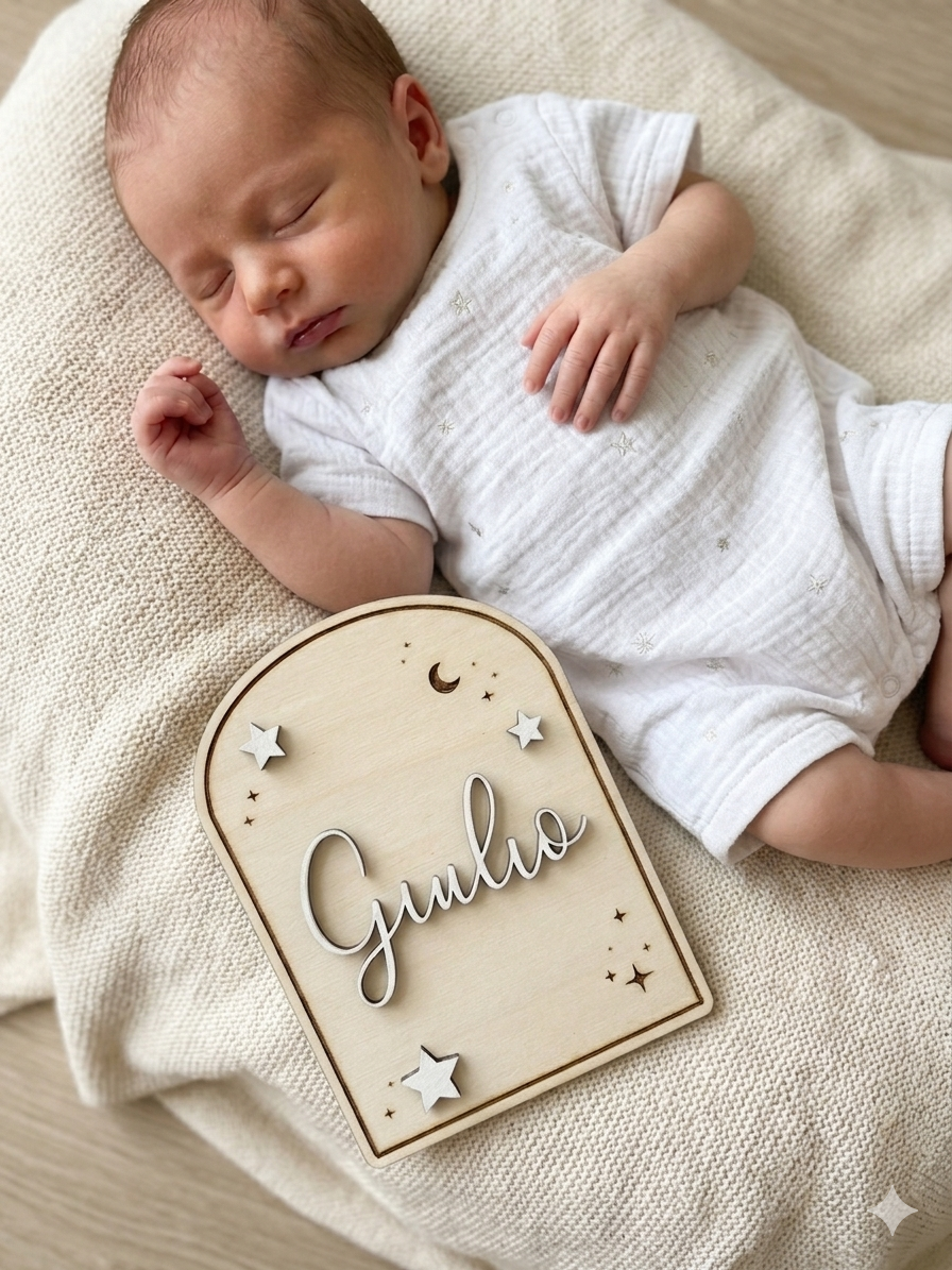 Milestone cards luna e stelle