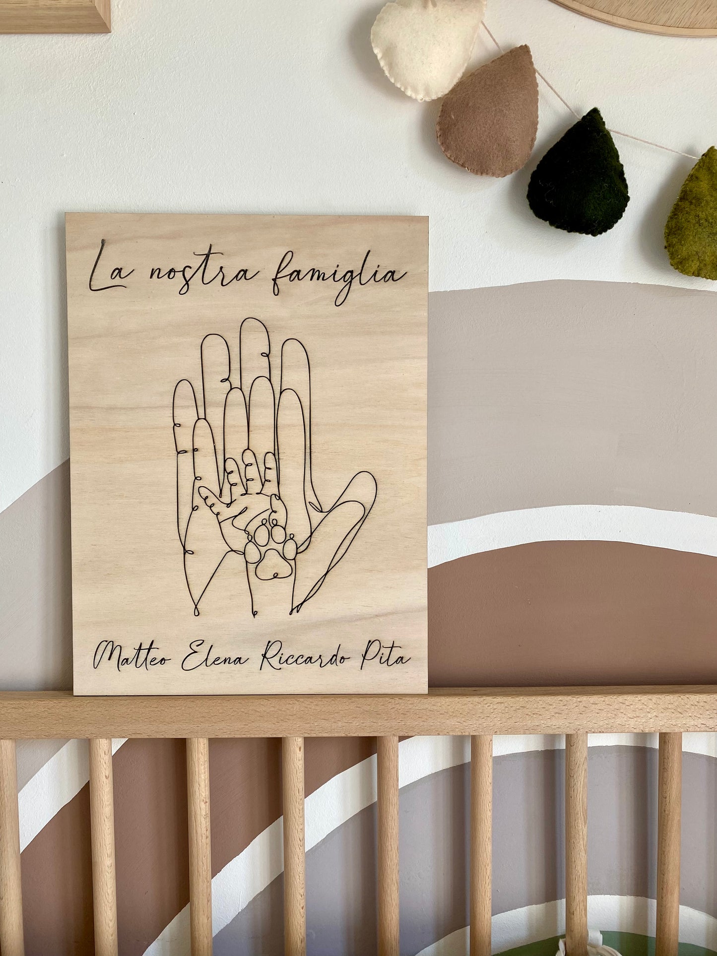 QUADRI LEGNO LINE ART