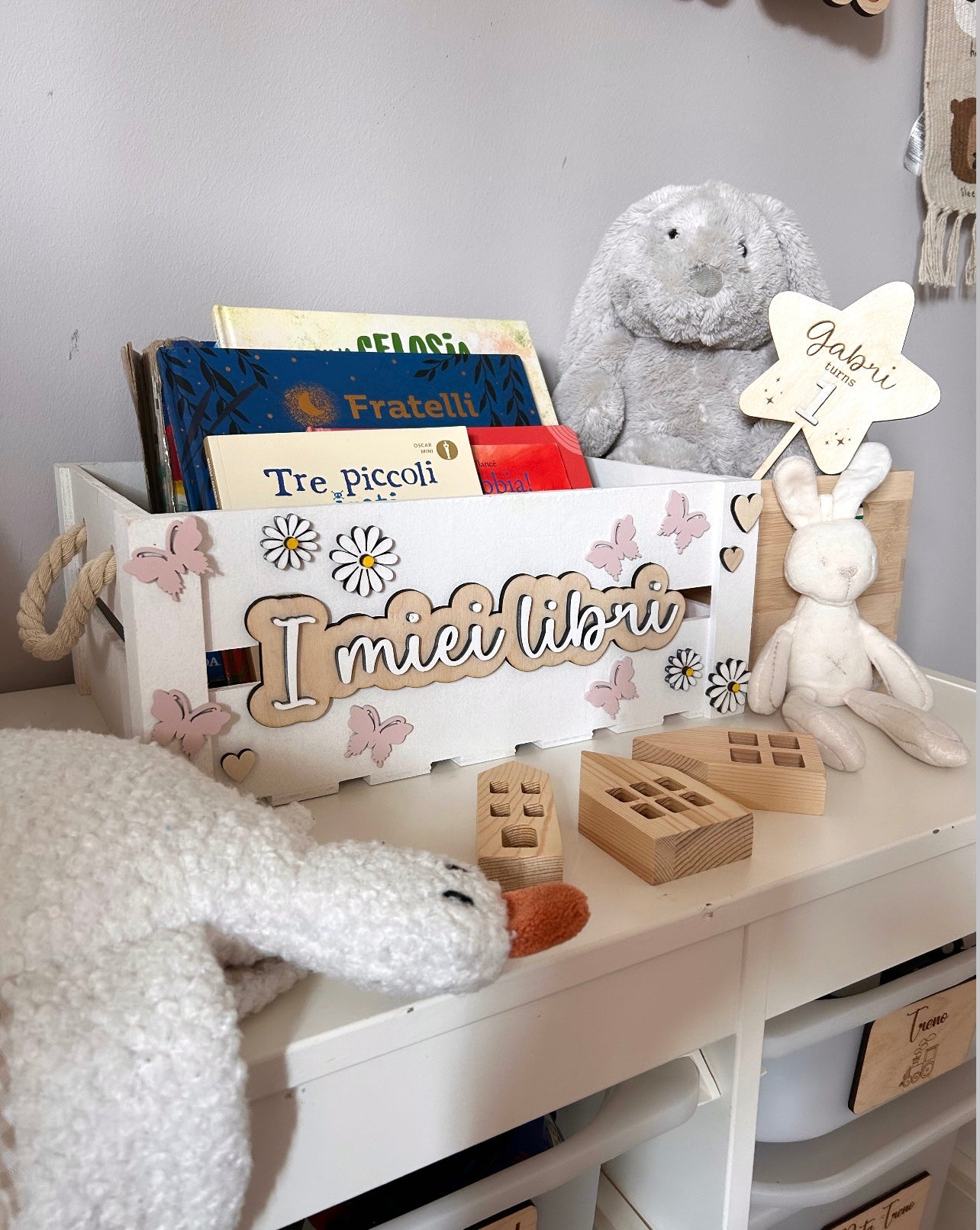 CESTA IN LEGNO PERSONALIZZATA