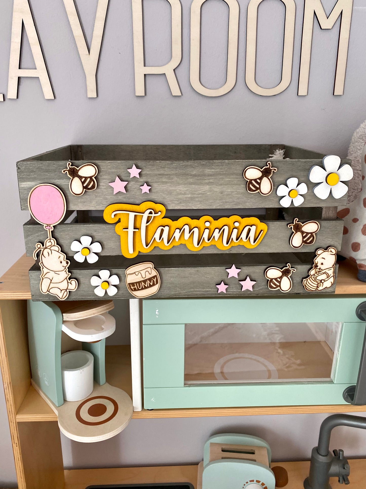 CESTA IN LEGNO PERSONALIZZATA