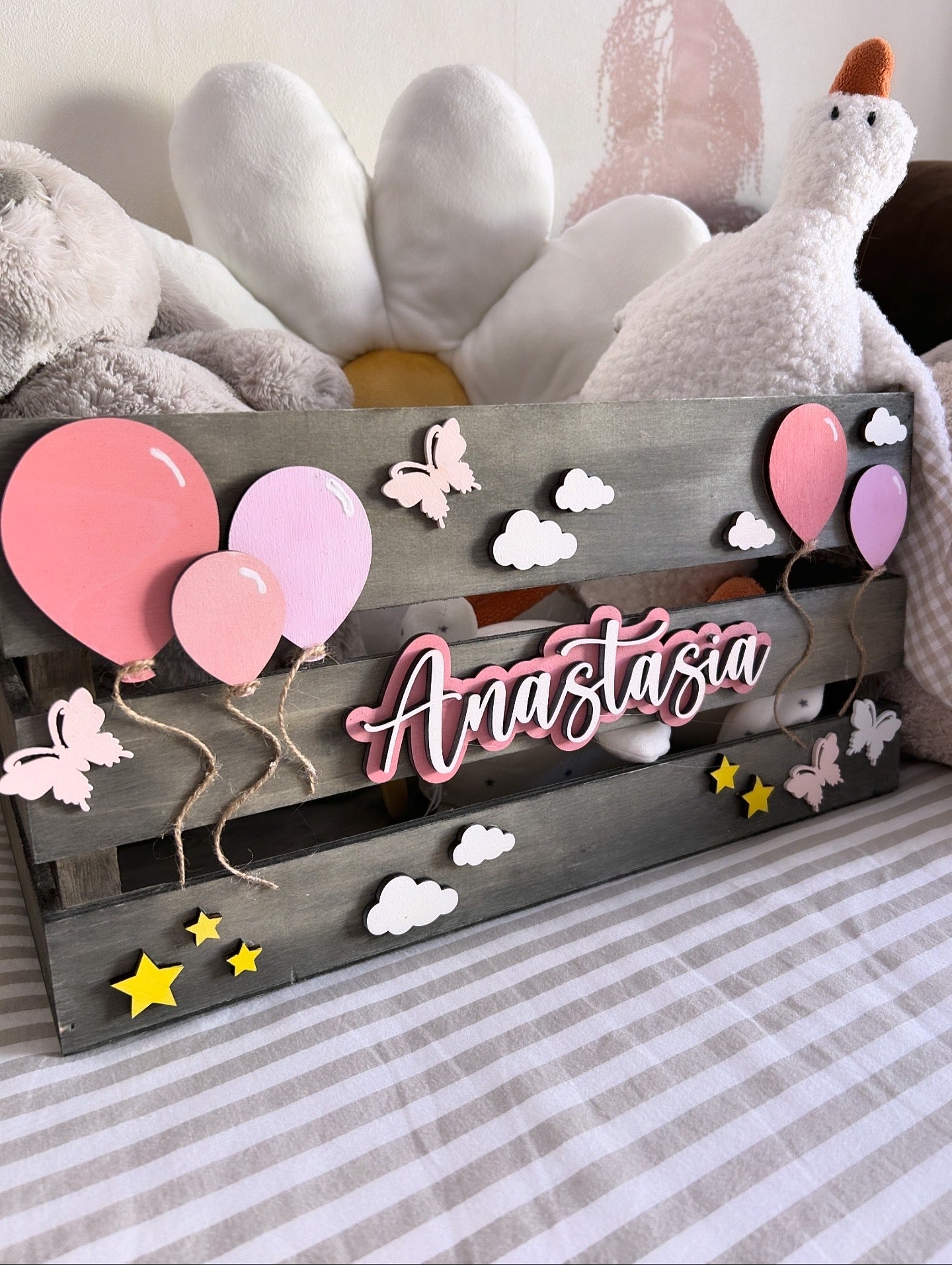 CESTA IN LEGNO PERSONALIZZATA
