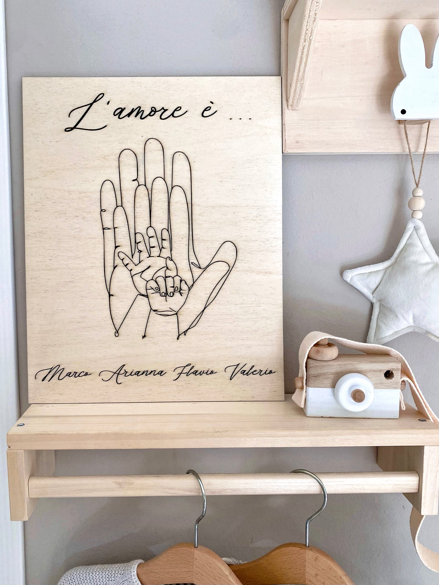 QUADRI LEGNO LINE ART