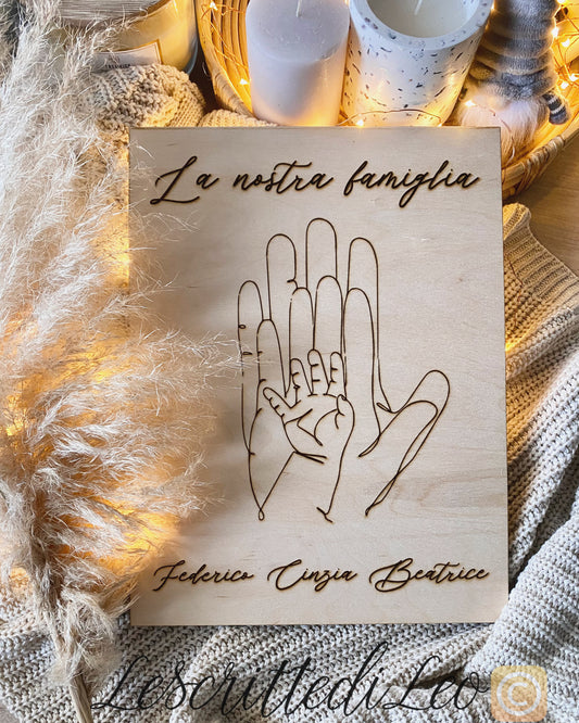 QUADRI LEGNO LINE ART