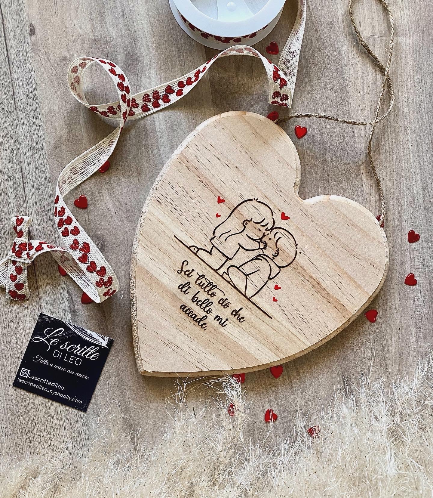 CUORE IN LEGNO SAN VALENTINO ❤️