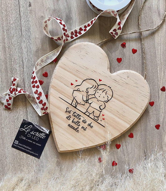 CUORE IN LEGNO SAN VALENTINO ❤️