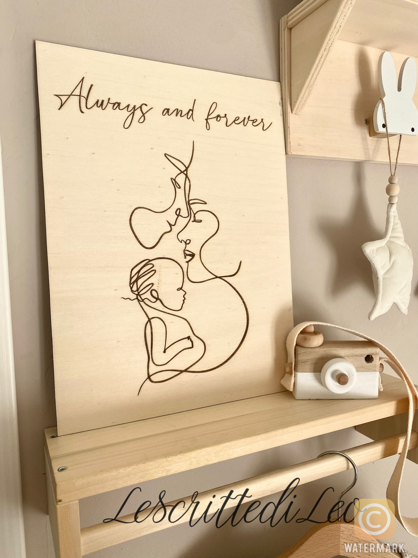 QUADRI LEGNO LINE ART