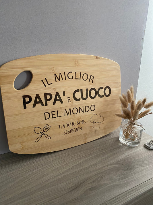 TAGLIERE CLASSICO CON INCISIONE PERSONALIZZATA