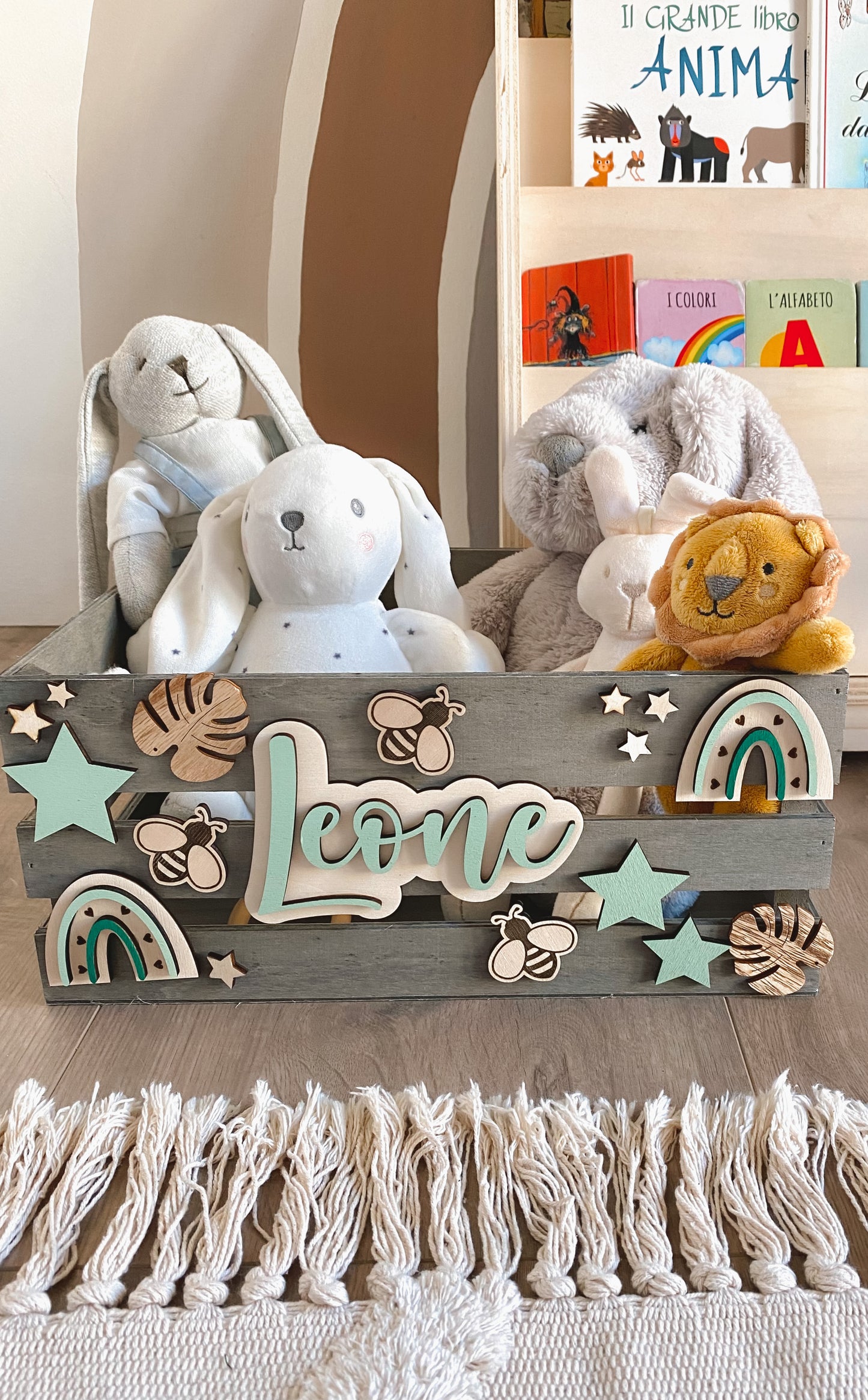 CESTA IN LEGNO PERSONALIZZATA